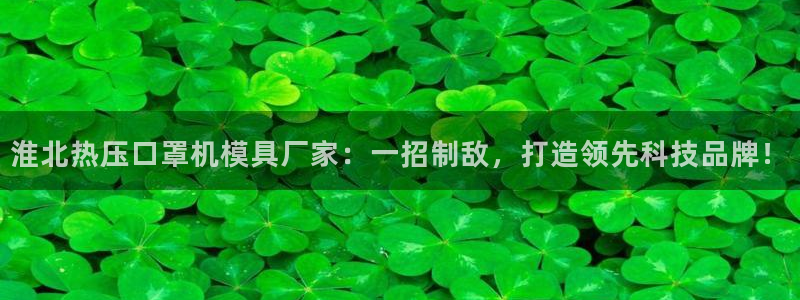 emc全站ag：淮北热压口罩机模具厂家：一招制敌，打造领